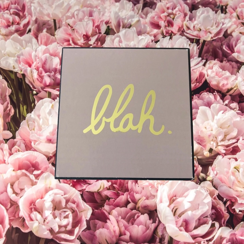 Office Decor Blah Square Picture Frame Wall Art